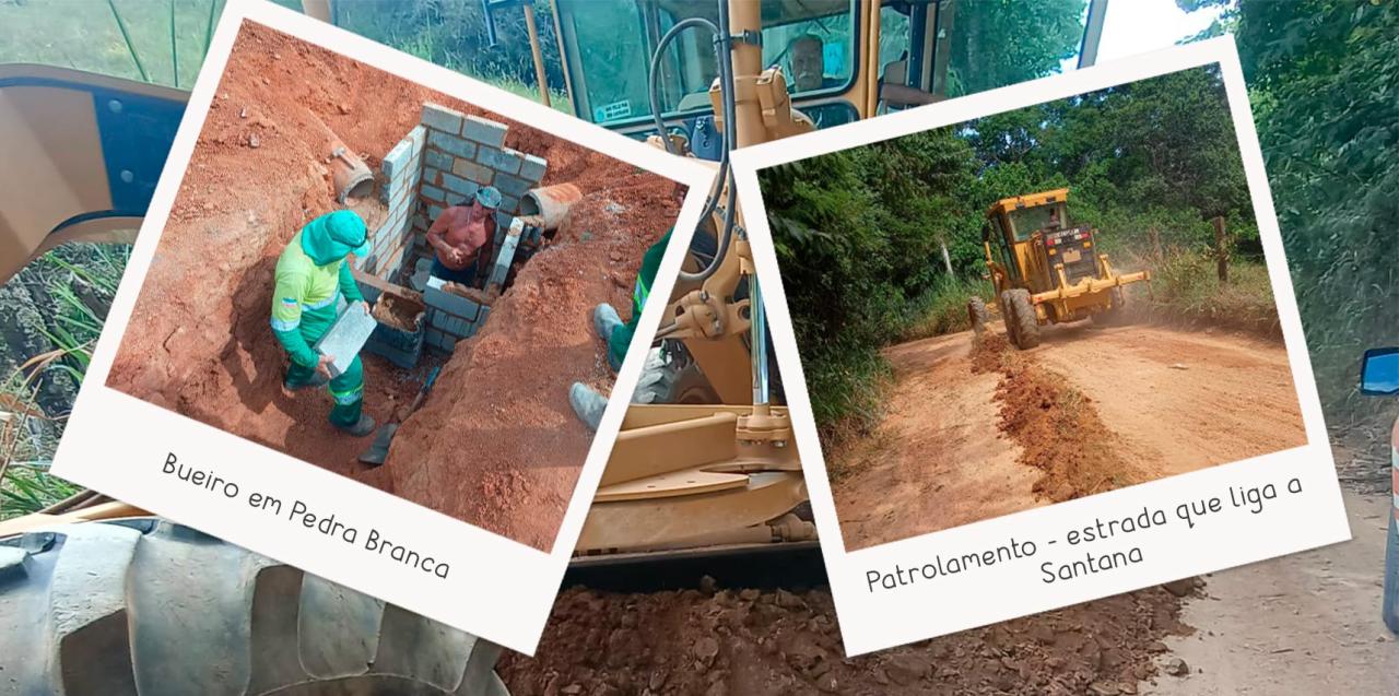 Prefeitura realiza melhorias de infraestrutura na comunidade Pedra Branca