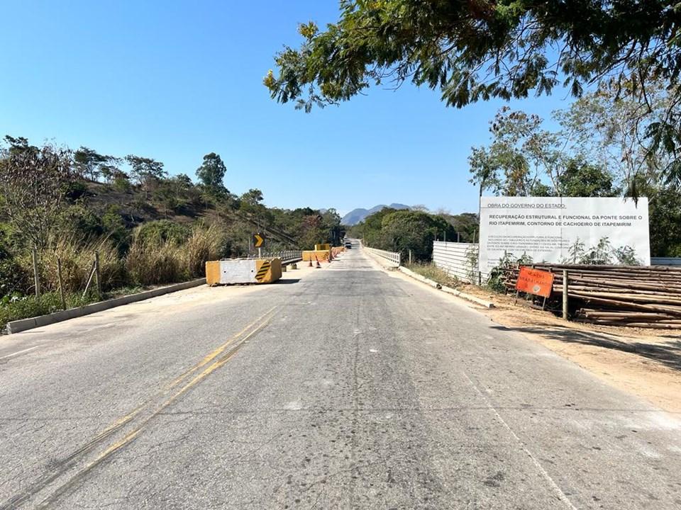 DER-ES anuncia liberação antecipada da ponte sobre o rio Itapemirim