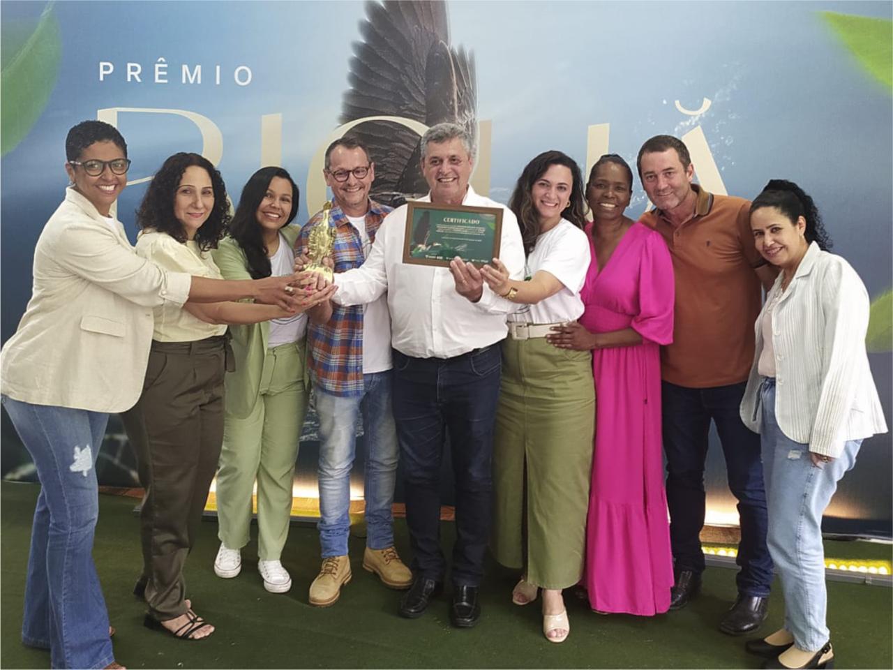 Vargem Alta é 1º lugar no Prêmio Biguá 2023 com o programa Ser Mata Atlântica