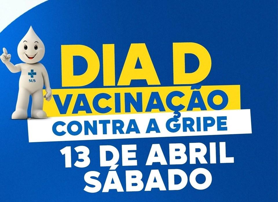 Dia D de vacinação contra Influenza acontece neste sábado (13)