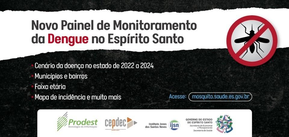 Estado lança painel público para dados da dengue