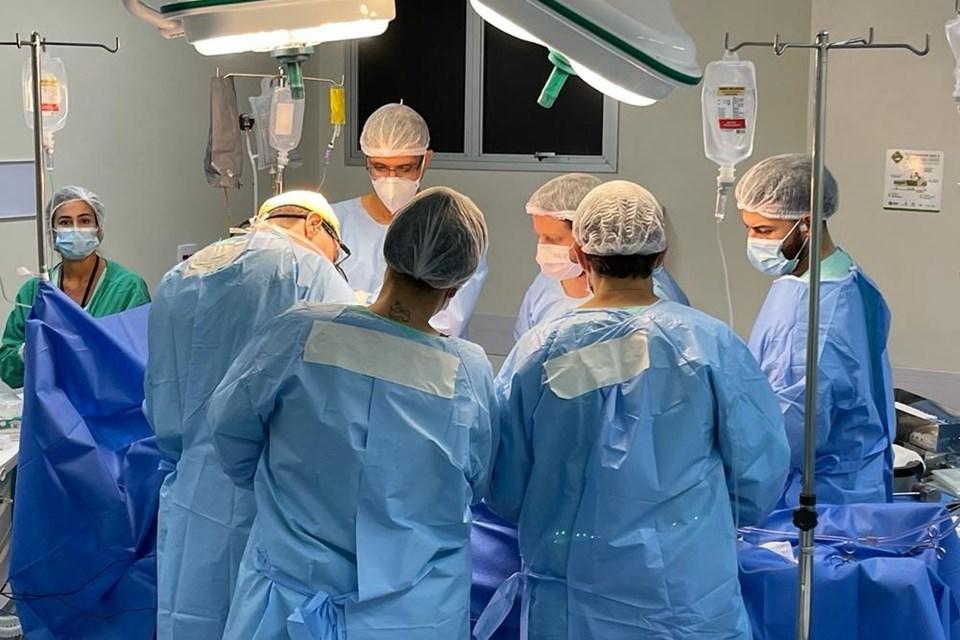 Hospital Estadual de Urgência e Emergência ‘São Lucas’ realiza captação múltipla de órgãos