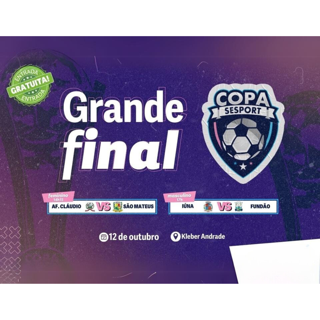 Estádio Kleber Andrade recebe as finais da Copa Sesport no próximo sábado (12)