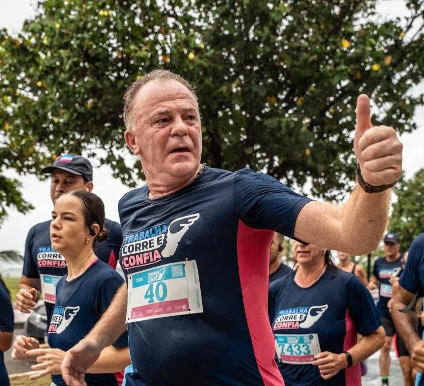 Casagrande calça o tênis e participa da corrida que promete agitar Vargem Alta