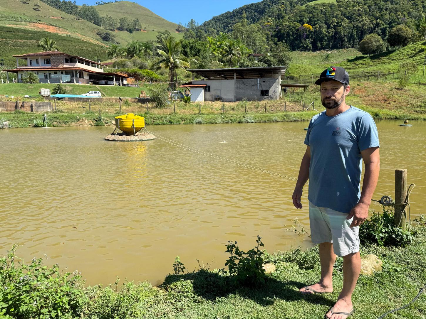 Conheça a história do maior produtor de tilápias de Alfredo Chaves