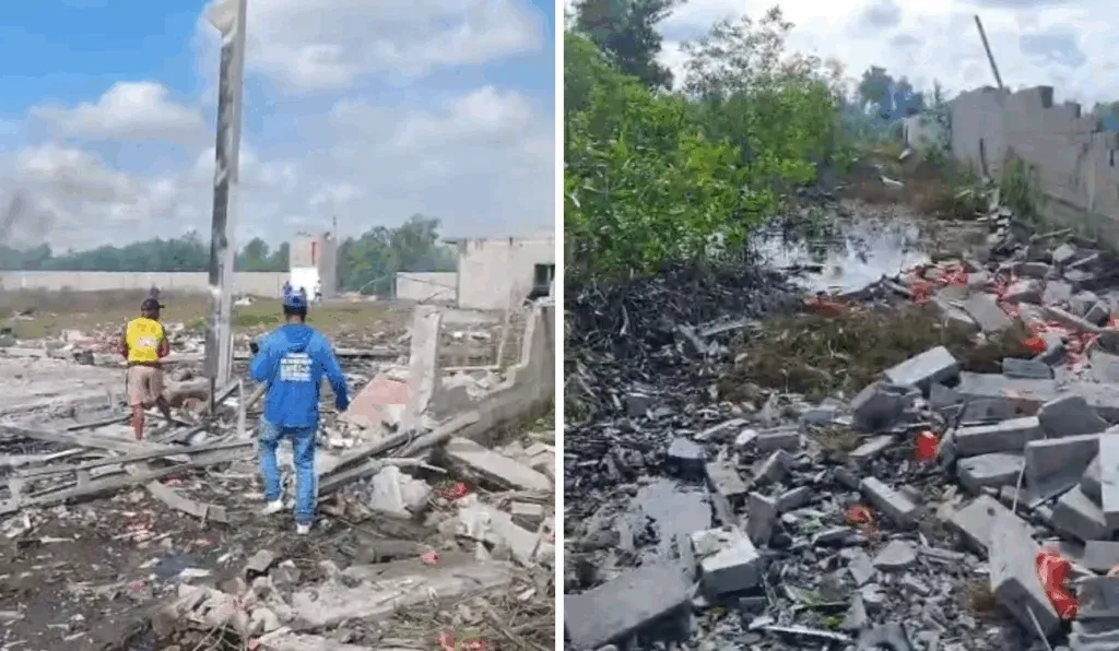 Explosão em fábrica de pólvora no ES deixa um morto e outro gravemente ferido; nuvem de fumaça assusta moradores
