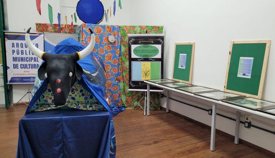 Exposição sobre o “Boi Tsunami” é aberta no Palácio Bernardino Monteiro