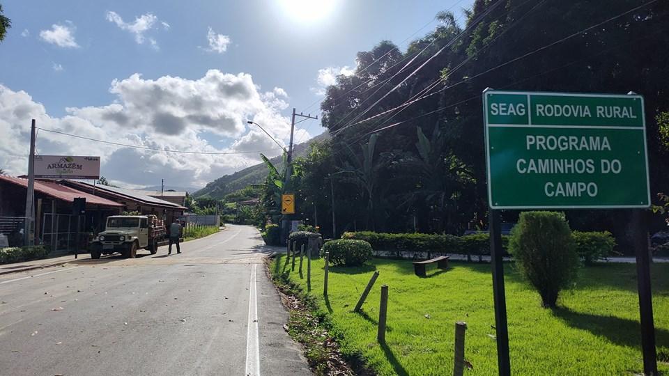 Governo do Estado inaugura obras de recapeamento de rodovias rurais em Guarapari