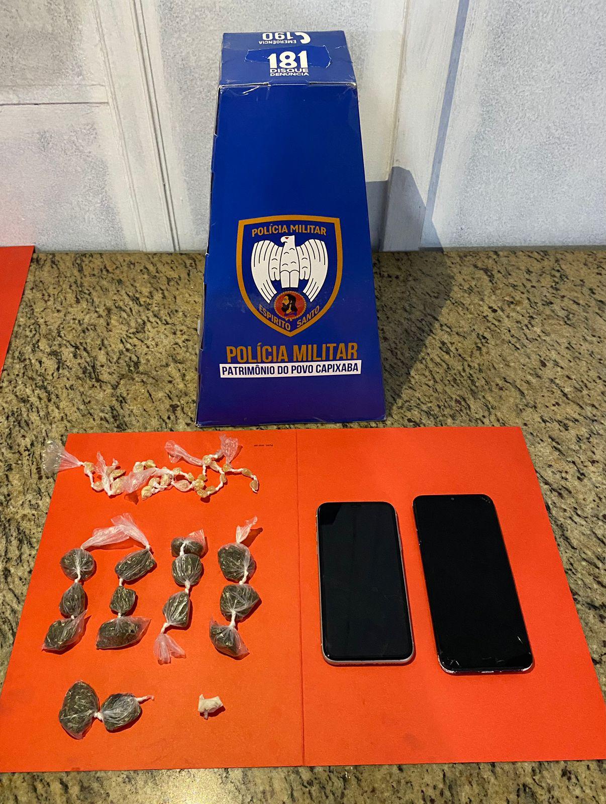Cadela Kiara ajuda PM a encontrar drogas e 4 são detidos em Cachoeiro