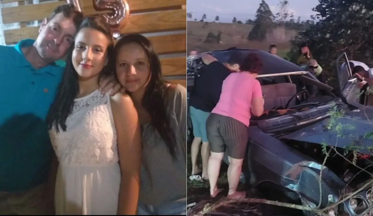 Tragédia na estrada: pai, mãe e filha morrem em acidente no interior do ES