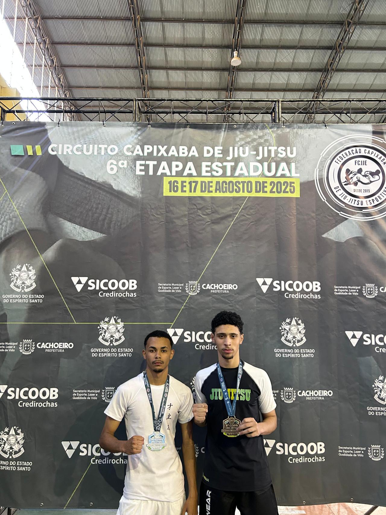 Atletas de Jaciguá garantem pódio na 8ª Copa Sicoob Credirochas de Jiu-Jitsu
