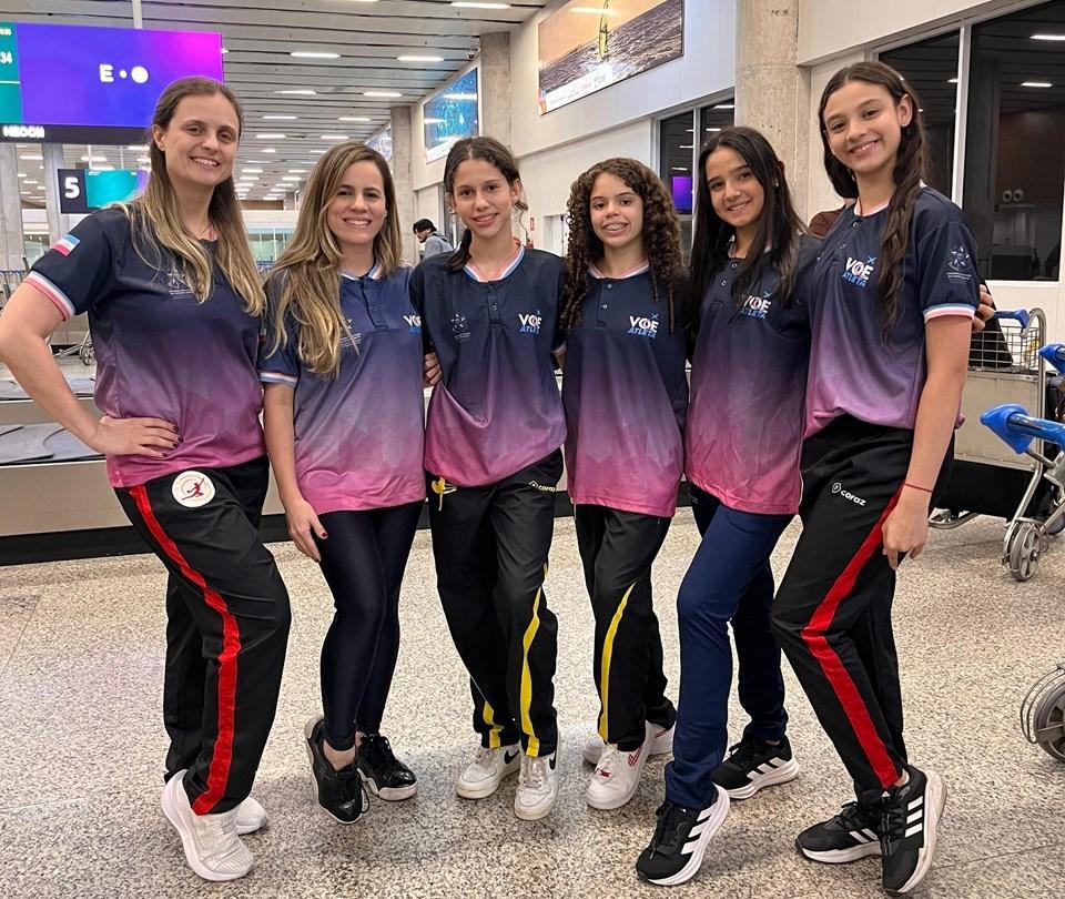 Do ES para o pódio: ginastas viajam com apoio do Voe Atleta