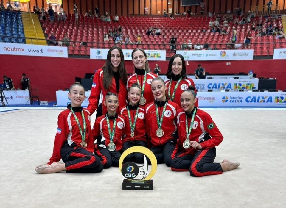 Ginastas capixabas brilham e garantem ouro no Brasileiro em Londrina