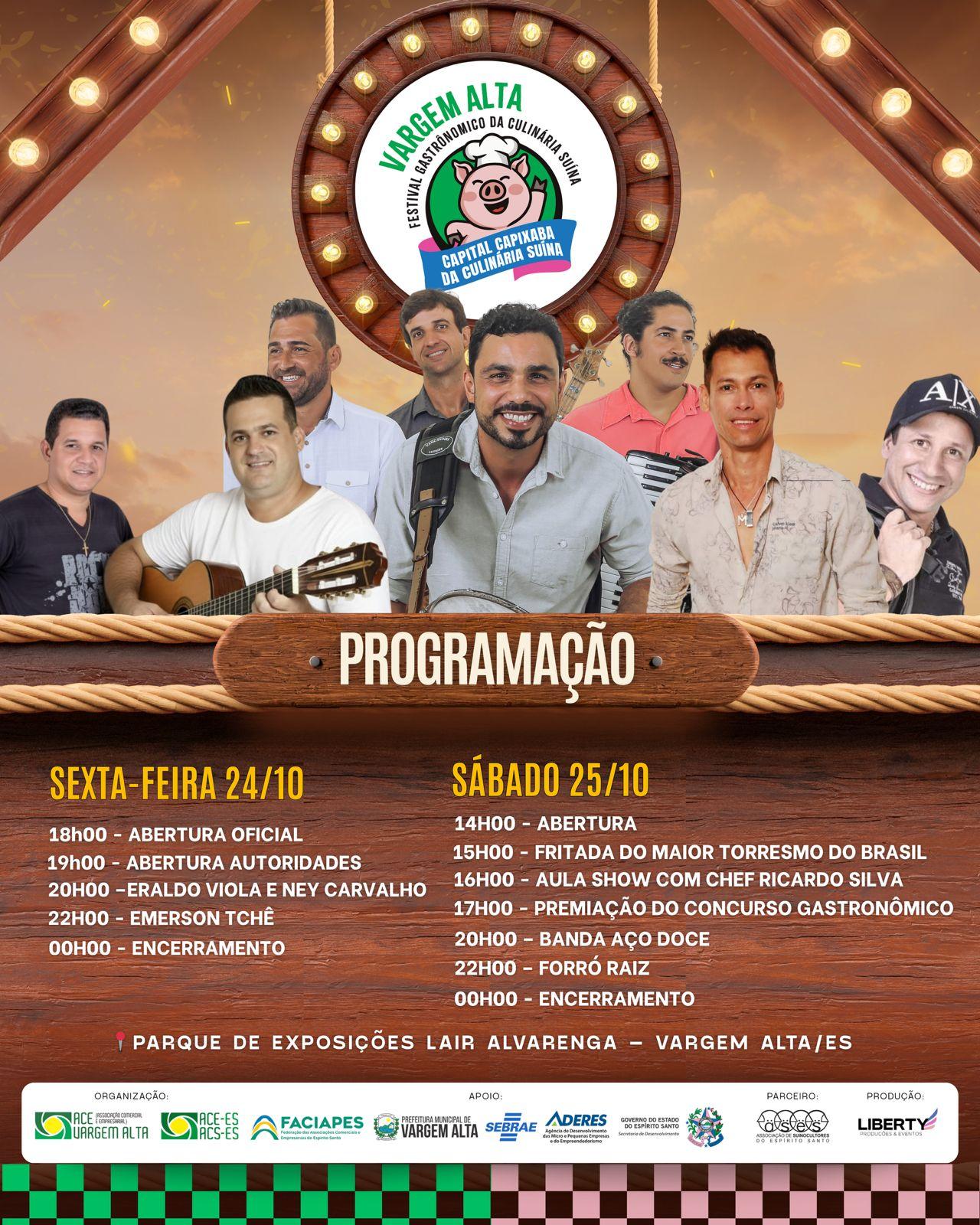 Programação do Festival