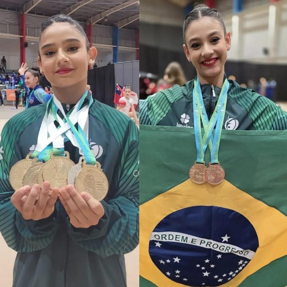 Capixabas brilham na Argentina: 8 medalhas no Sul-Americano de Ginástica