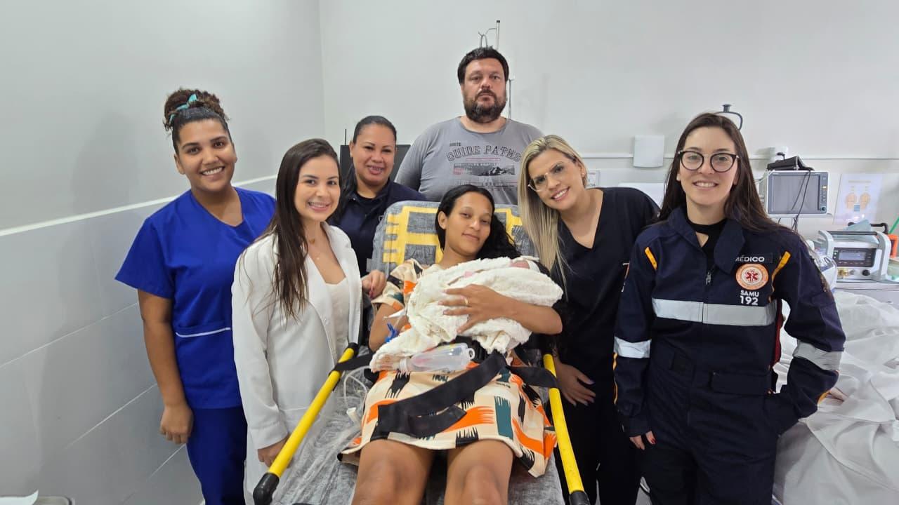 Parto emocionante marca o nascimento de bebê saudável em Vargem Alta