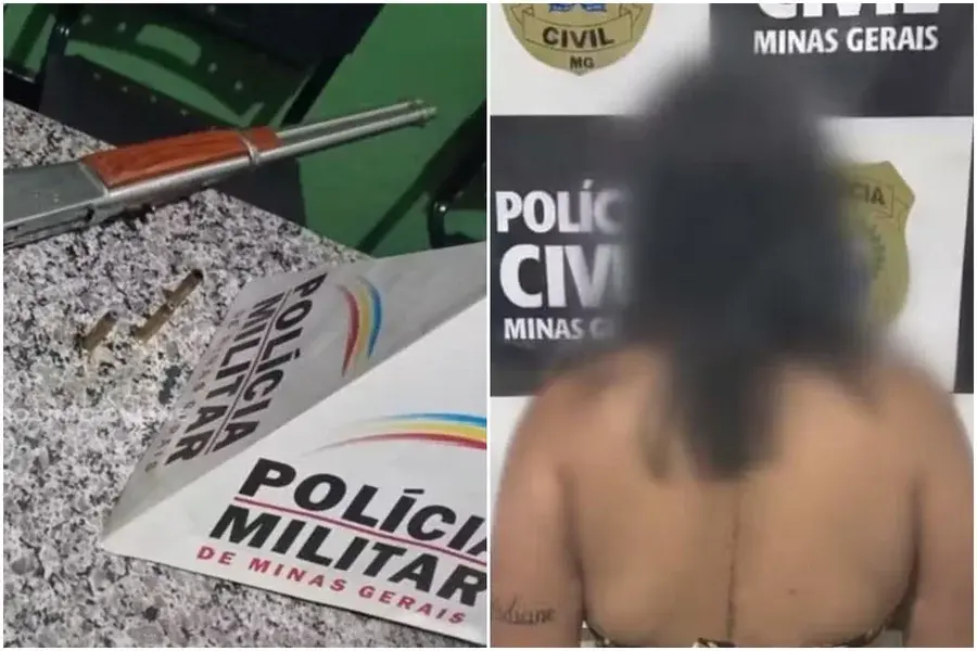Mulher é presa por matar marido com tiro de rifle na cabeça em MG