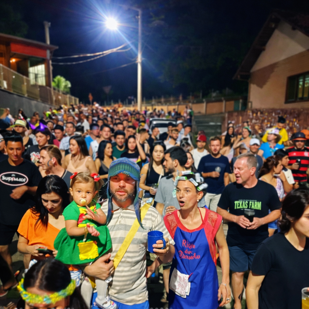 Chicos do Bode e vale da Lua abrem a folia em Jaciguá. Crédito: Conexão ES
