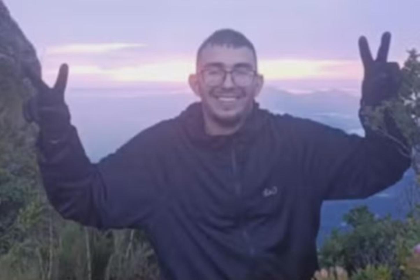 Quem é o jovem que desapareceu no Pico Paraná após trilha de Ano-Novo