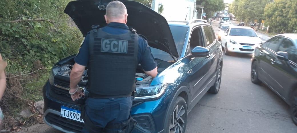 Sistema flagra carro em dois estados ao mesmo tempo e GCM recupera veículo em Cachoeiro