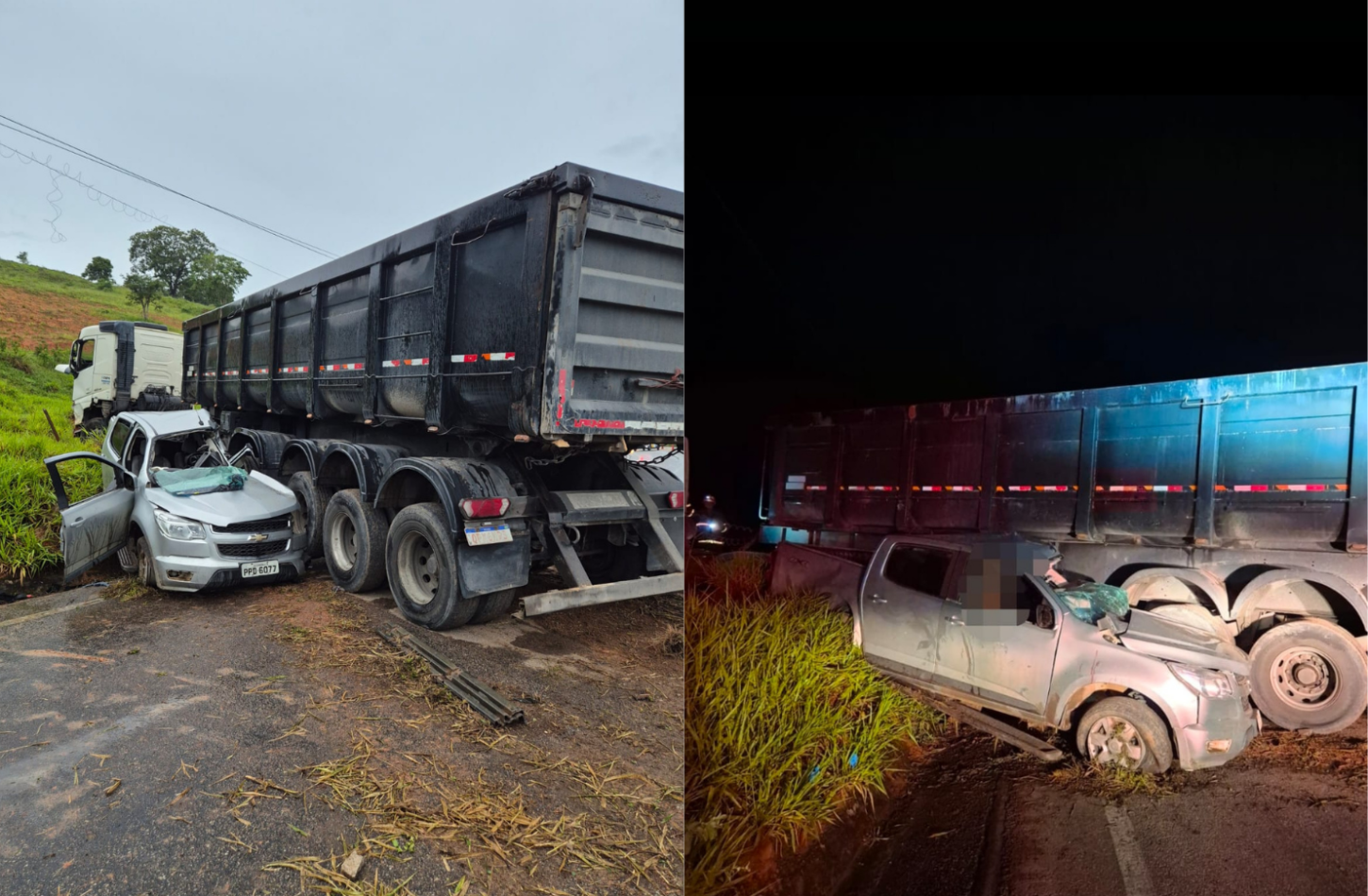 Tragédia no trevo de Soturno: motorista morre após colisão com carreta