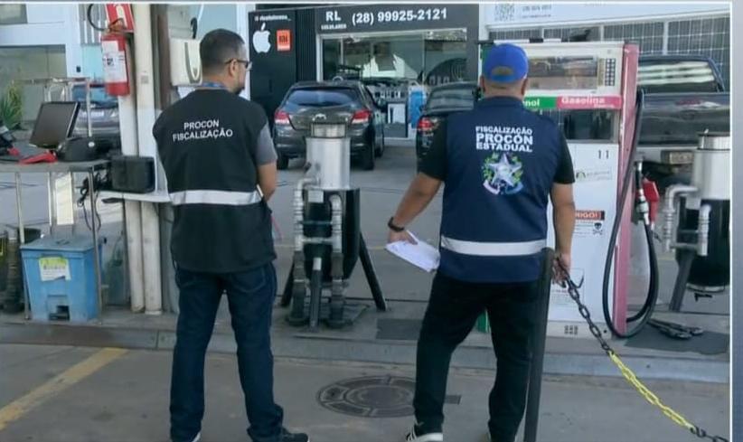 Procon fiscaliza 16 postos e aplica notificações em Cachoeiro de Itapemirim
