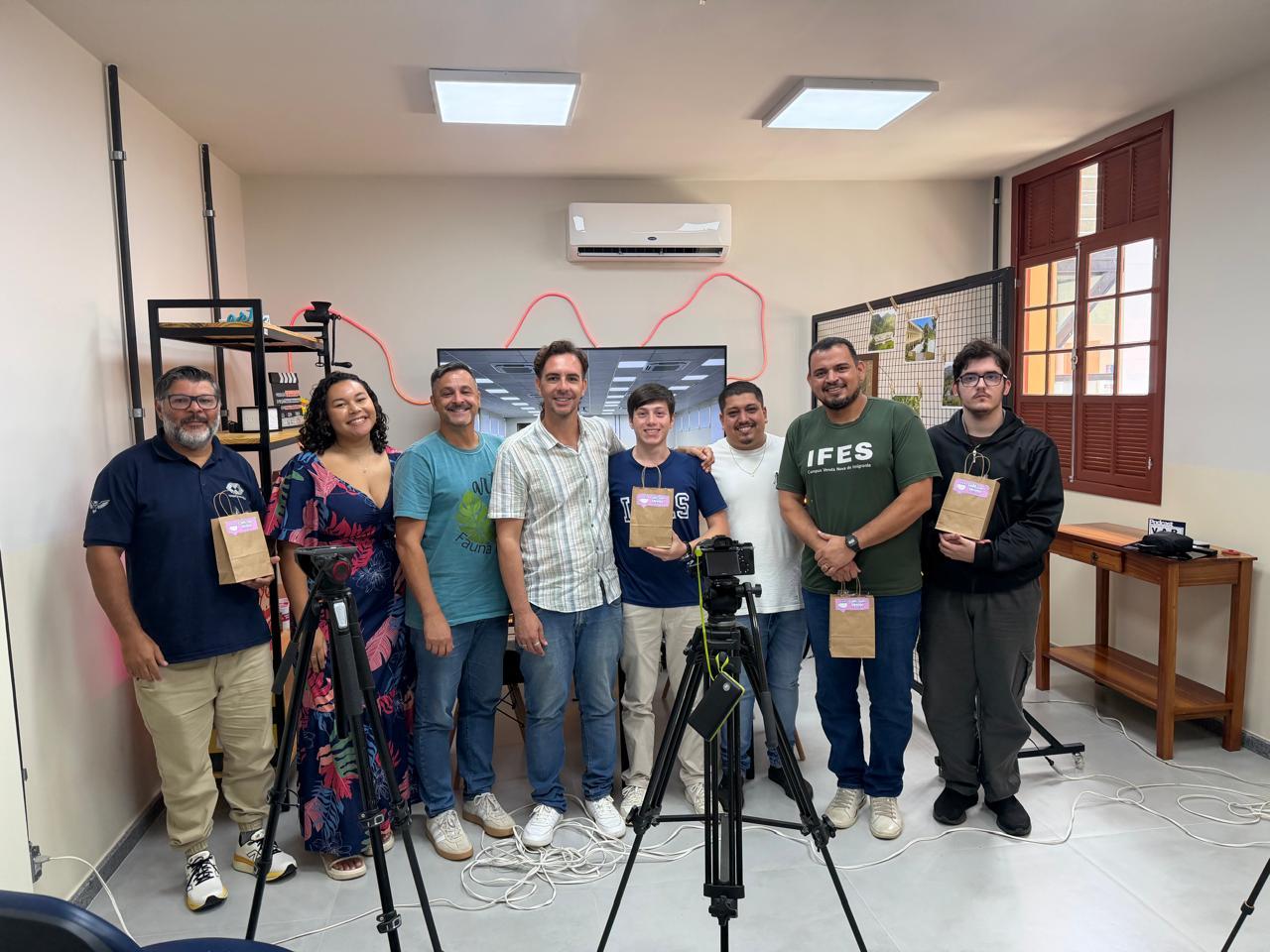 Ifes de Venda Nova fortalece parceria com o CEET Giuseppe Altoé em visita de integração e inovação