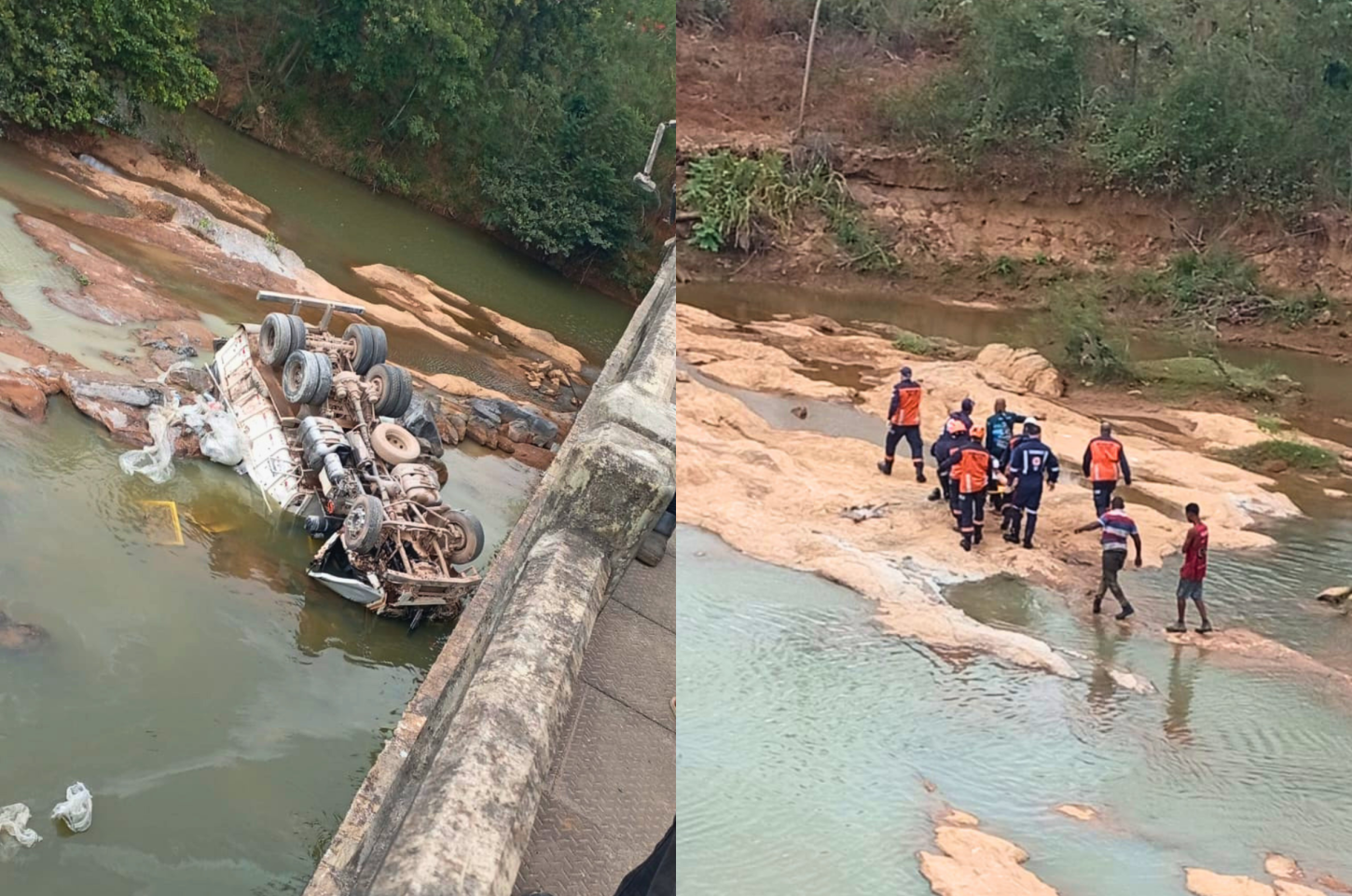 Grave acidente com caminhão deixa vítima fatal na ES-488, em Cachoeiro