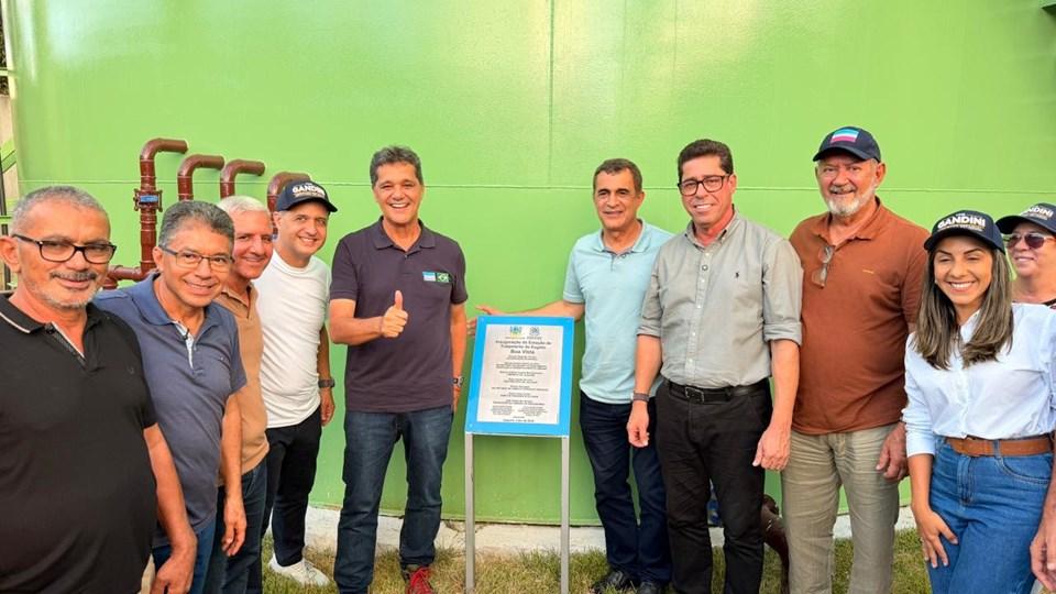 Jaguaré recebe obras de saneamento e novos investimentos em esporte durante agenda de Ricardo Ferraço