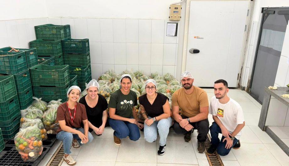 Parceria entre Banco de Alimentos e alunos da Multivix reforça combate à insegurança alimentar em Cachoeiro