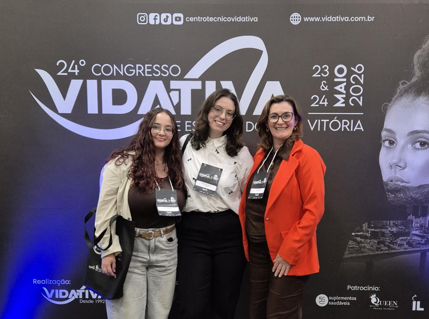 Vargem-altenses buscam inovação em congresso de estética em Vitória