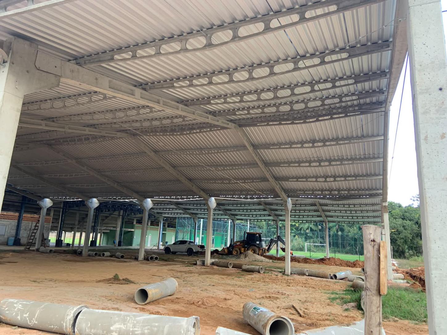 Galpão Comunitário de Jaciguá entra na fase final das obras em Vargem Alta