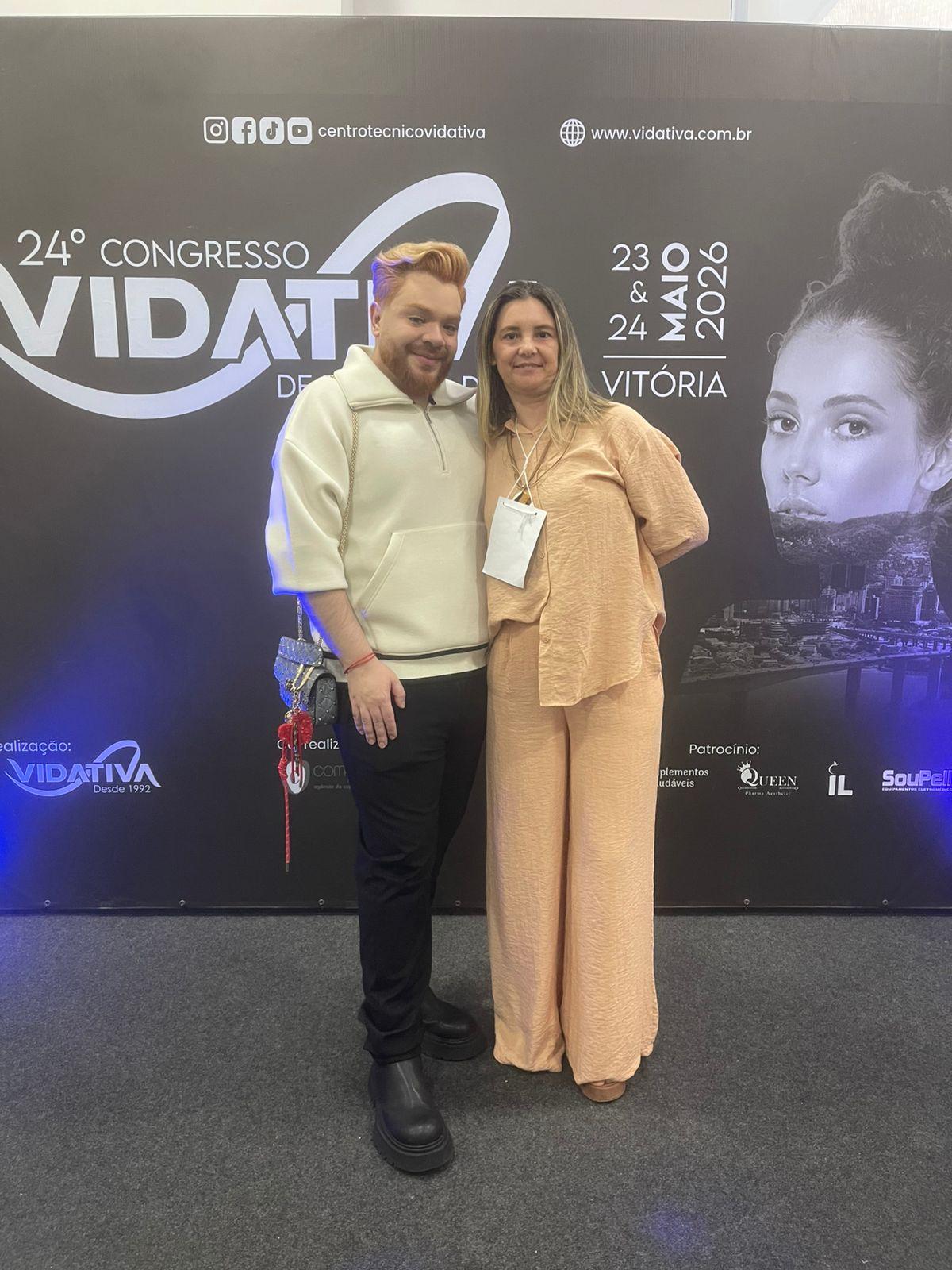 Veronica Sofia esteve no 24º Congresso Vida Ativa em Vitória ES.