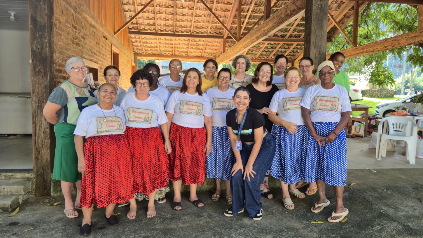 Bordados contam histórias e ganham desfile na Festa da Imigração Italiana de Burarama