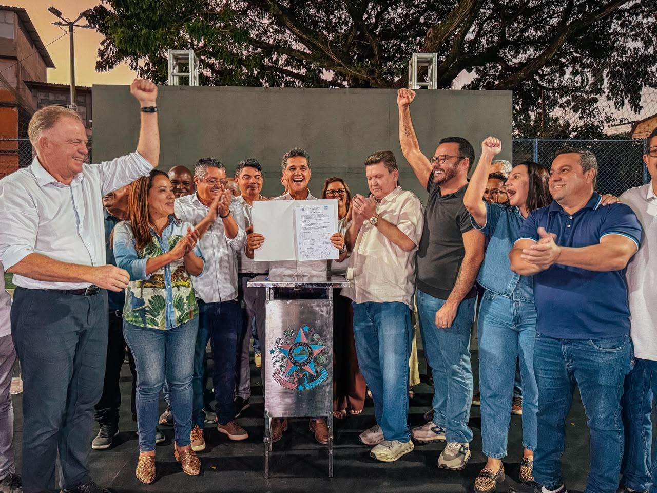 Cariacica recebe mais de R$ 32 milhões em investimentos para saneamento, infraestrutura e desenvolvimento urbano