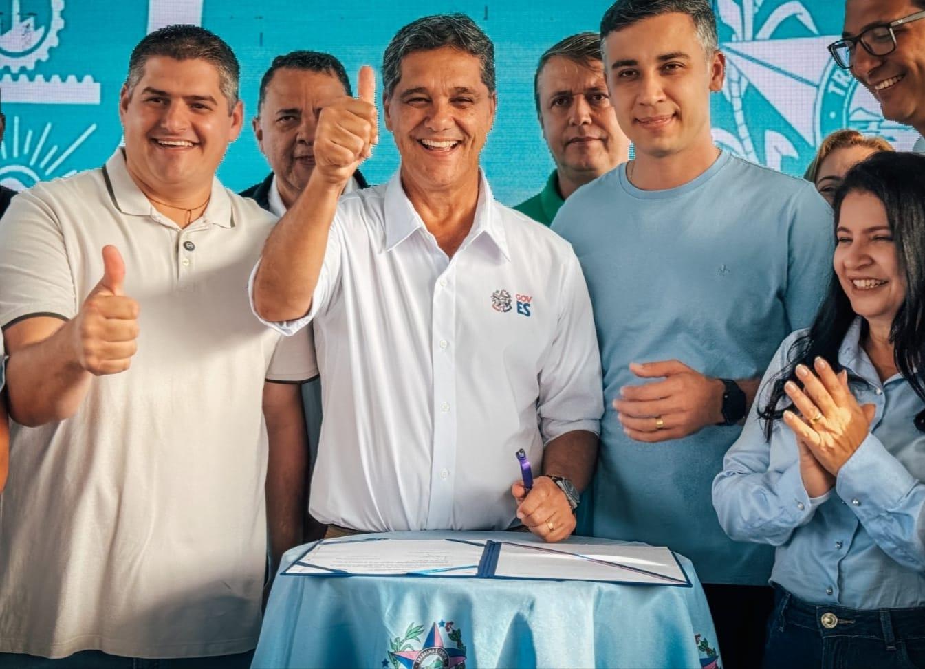 Governo do Estado inaugura ciclovia e autoriza quase R$ 50 milhões em novas obras na Serra