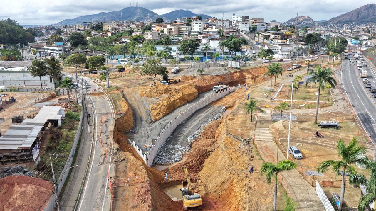 Obra em Alto Lage supera 40% e entra em nova fase