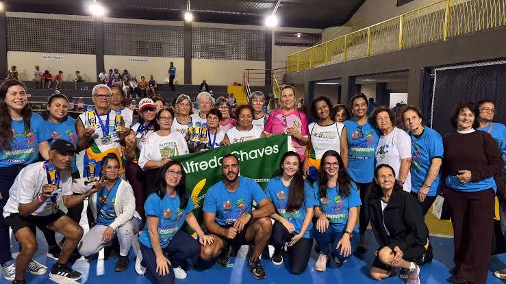 Alfredo Chaves conquista oito medalhas na Olimpíada Intermunicipal da Melhor Idade