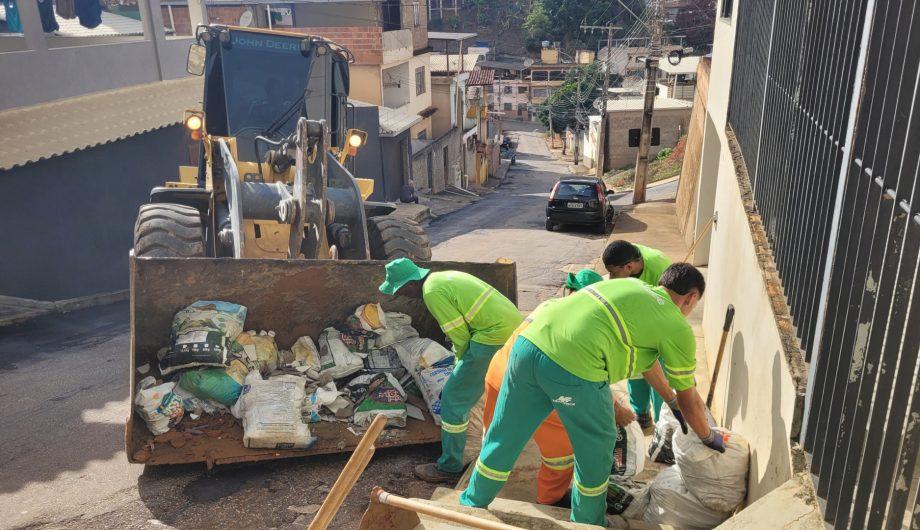 Descarte irregular entra na mira: Prefeitura intensifica retirada de entulhos no Vila Rica, em Cachoeiro