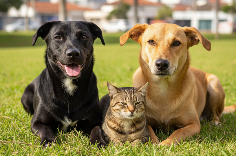 Feira de adoção na Serra busca novos lares para cães e gatos nesta quarta-feira (19)