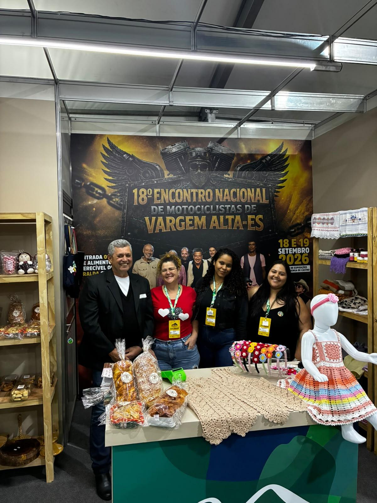 Vargem Alta leva artesanato, agroindústria e turismo à RuralturES 2026