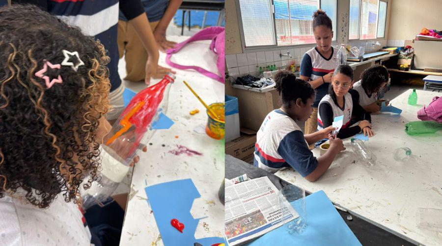 Alunos de Vila Velha aprendem Python, criam jogos e constroem foguetes em projeto nas escolas