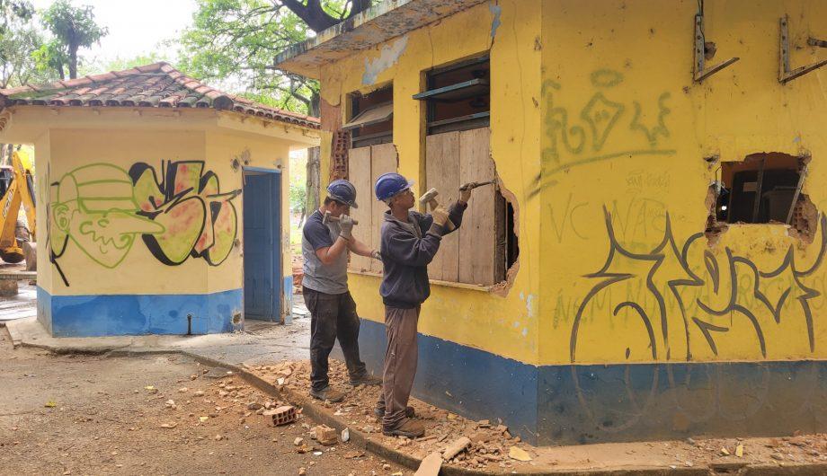 Revitalização da Praça de Fátima avança e entra na fase de demolições em Cachoeiro