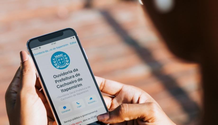 WhatsApp, telefone e atendimento online: saiba como acionar a Ouvidoria de Cachoeiro