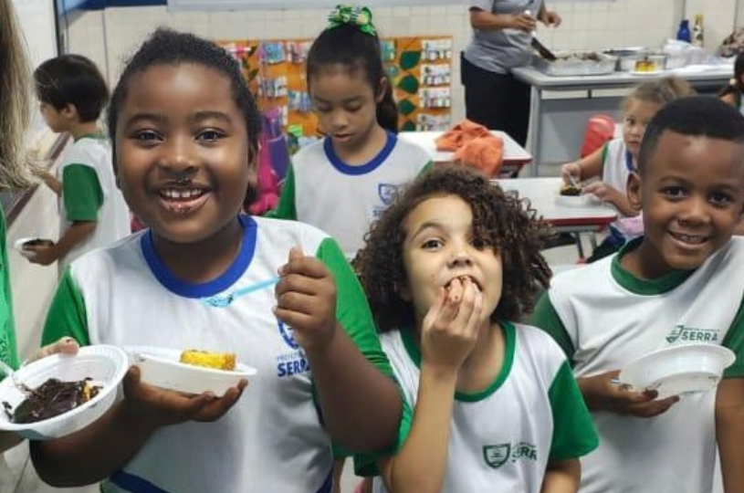 Dia das Crianças terá cardápio especial nas escolas da Serra; veja o que será servido