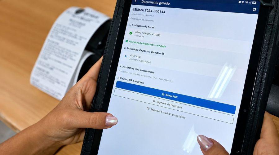 Fiscalização ambiental de Vila Velha abandona papel e passa a emitir autuações online
