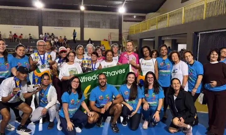 Alfredo Chaves conquista oito medalhas na Olimpíada Intermunicipal da Melhor Idade