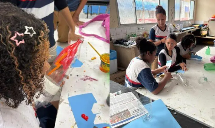 Alunos de Vila Velha aprendem Python, criam jogos e constroem foguetes em projeto nas escolas
