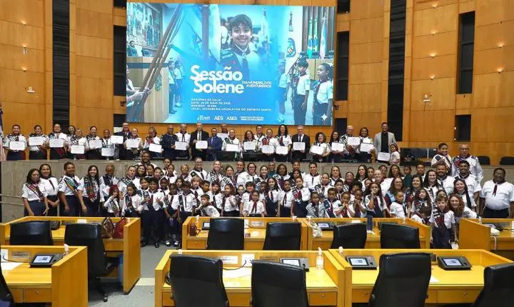 Assembleia Legislativa homenageia Clube dos Aventureiros por trabalho de formação infantil no Espírito Santo