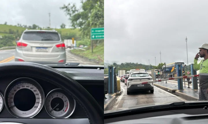 BR-101 segue congestionada em Rio Novo do Sul após grave acidente no km 388